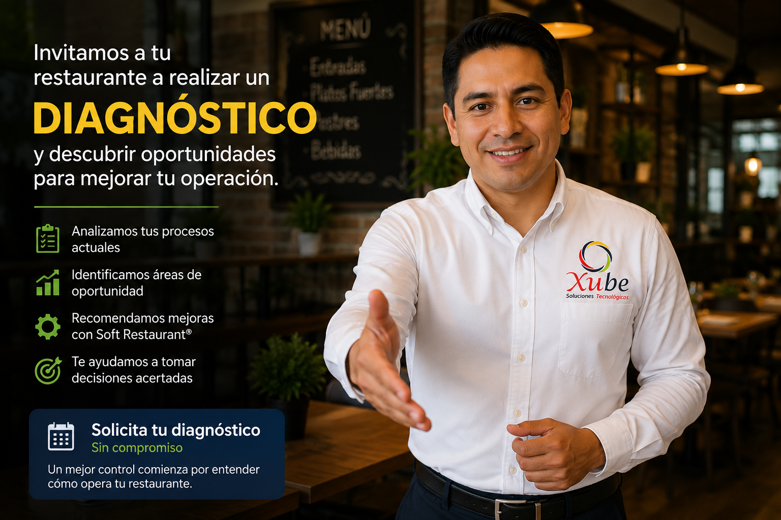 Diagnóstico profesional para restaurantes XUBE