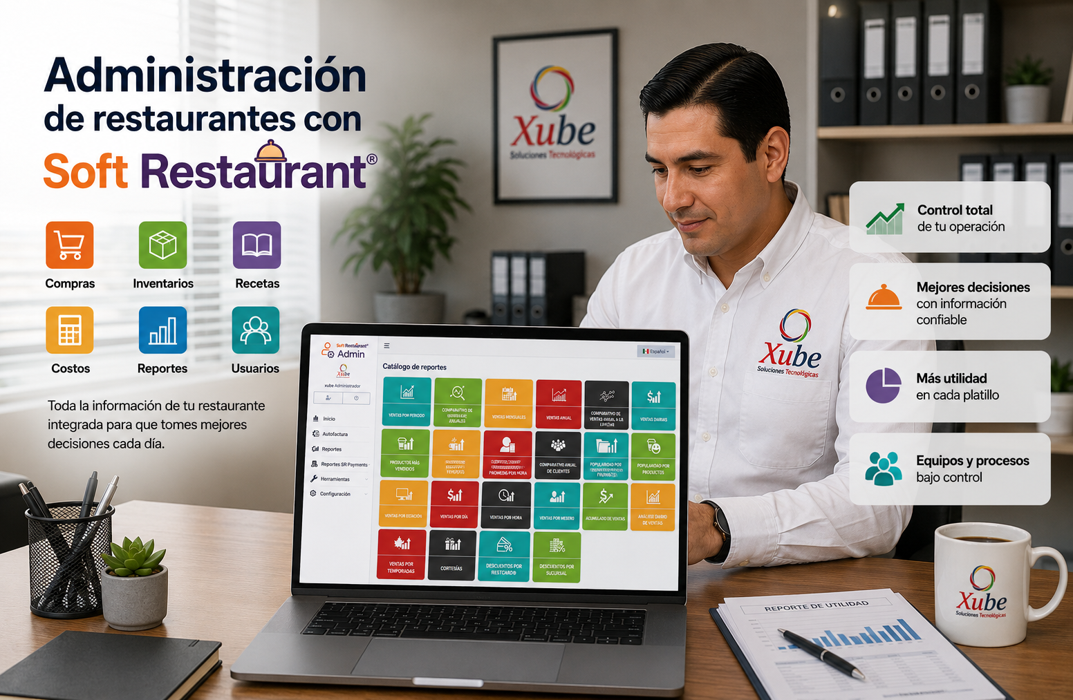 Administración de restaurantes con Soft Restaurant